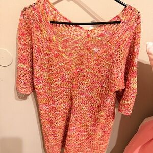 Dressbarn Multicolor Knit Top